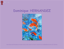 Tablet Screenshot of dominique-hernandez.com